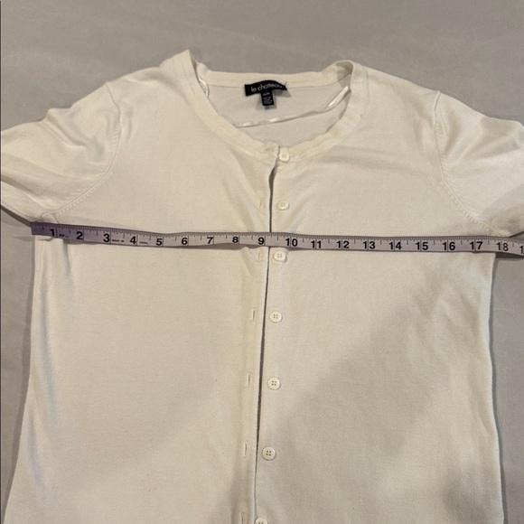 Le Chateau White Cardigan Sweater - Picture 5 of 9